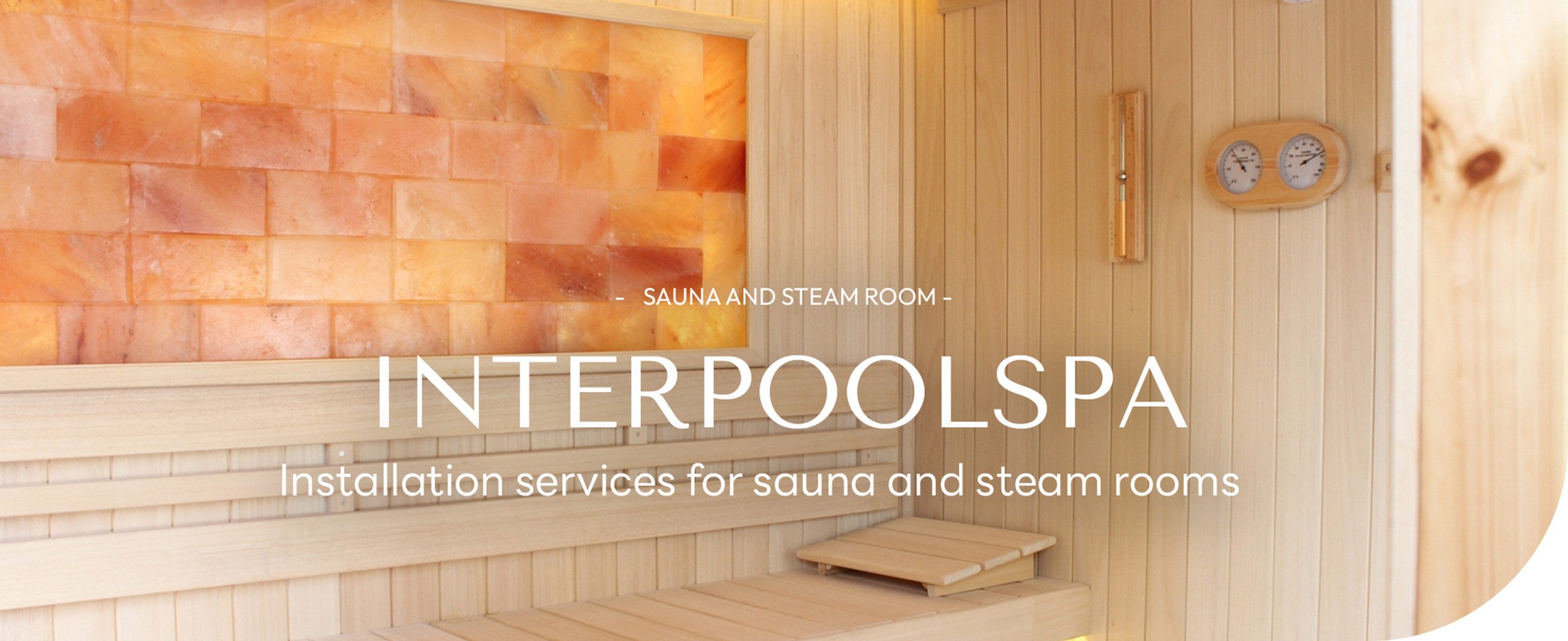 Installation services for sauna and steam rooms